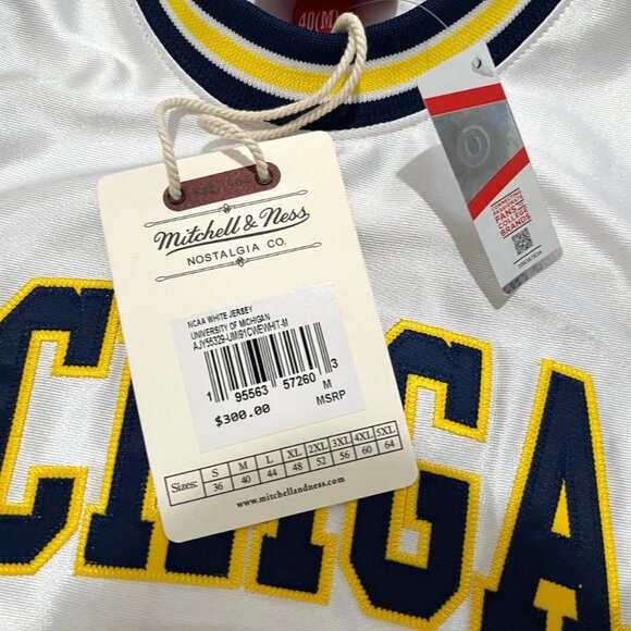 Chris Webber Michigan Jersey Home AUTHENTIC - Picture 8 of 8